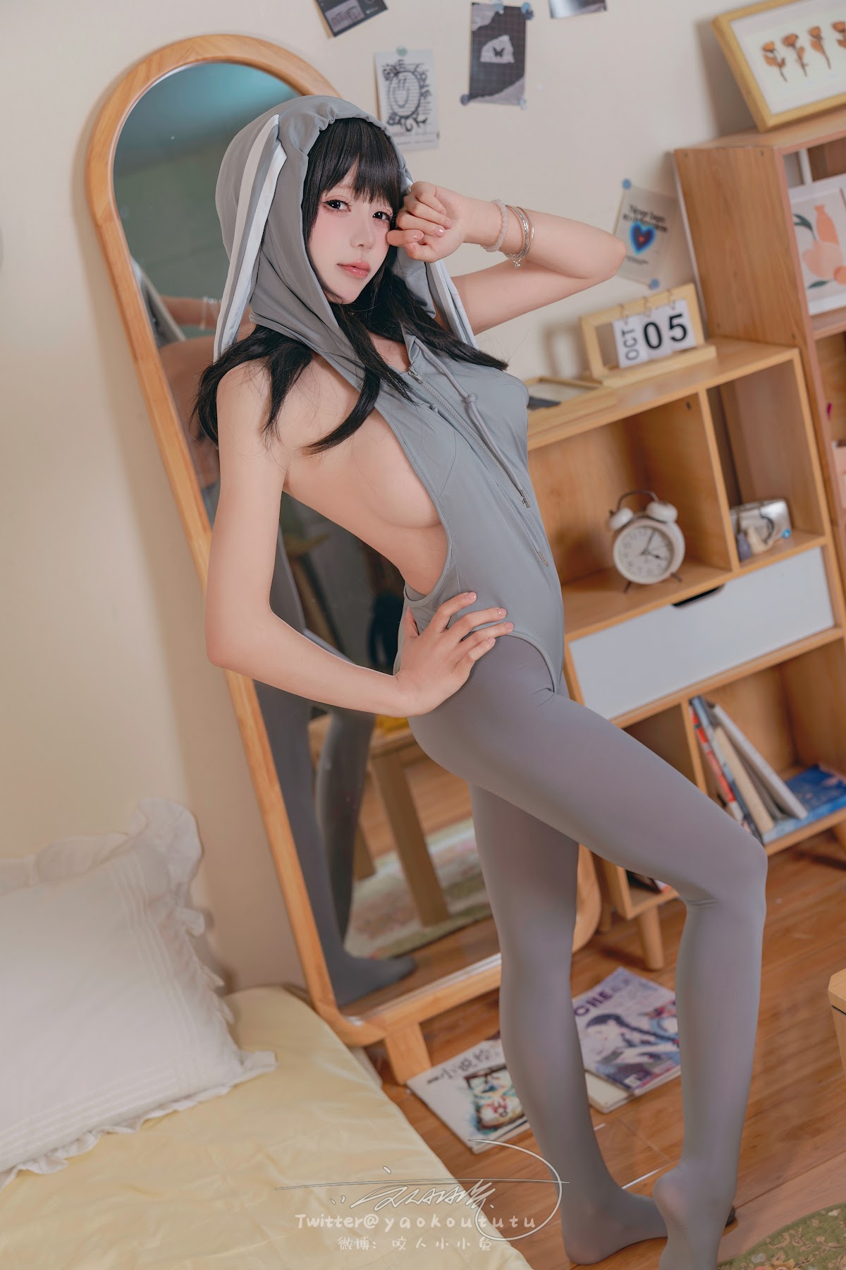Coser@黏黏团子兔 – 小灰兔 - P3
