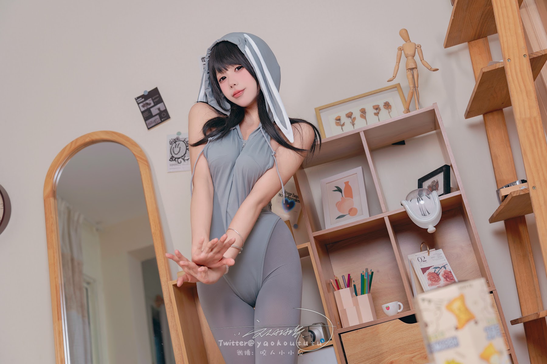 Coser@黏黏团子兔 – 小灰兔 - P8