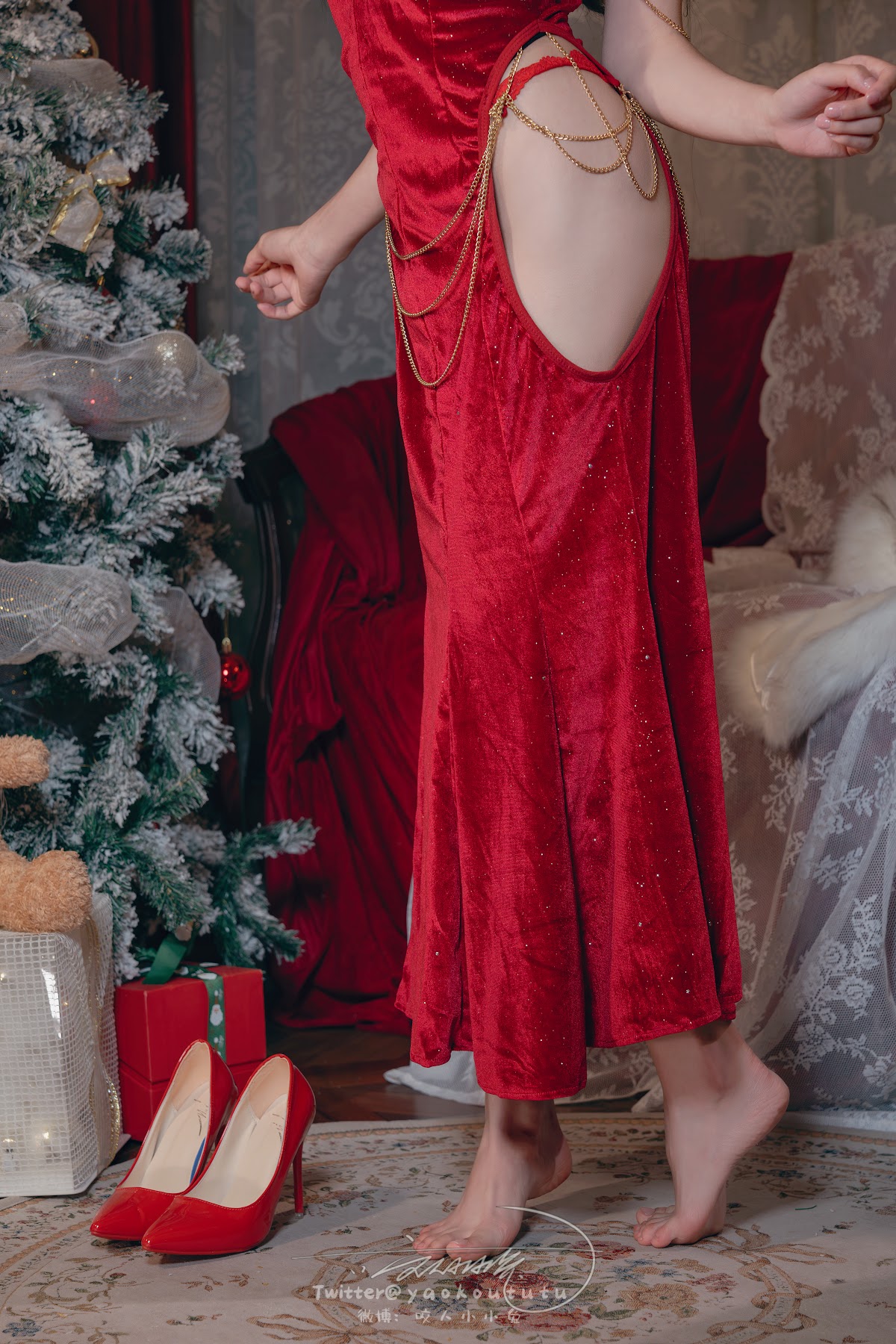 Coser@黏黏团子兔 – 圣诞生日限定『兔兔的生日晚宴』『危险派对』 - P11