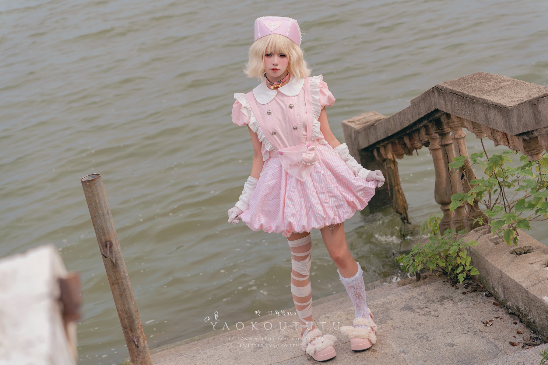 Coser@黏黏团子兔 – 遗失病栋&小花仙 - P12