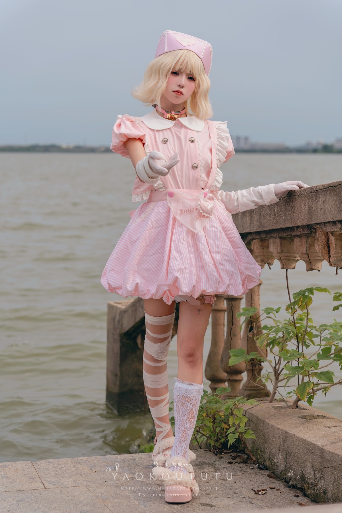 Coser@黏黏团子兔 – 遗失病栋&小花仙 - P49
