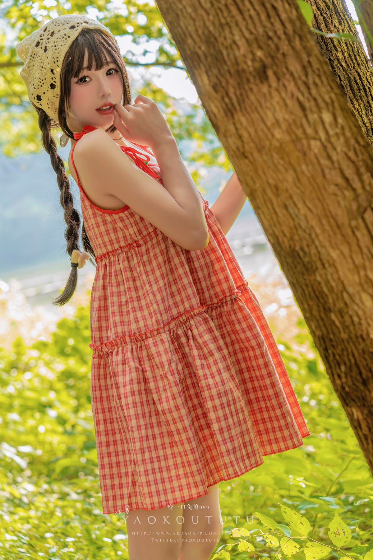 Coser@黏黏团子兔 – 绿野茶会 Lovesick Girls - P33