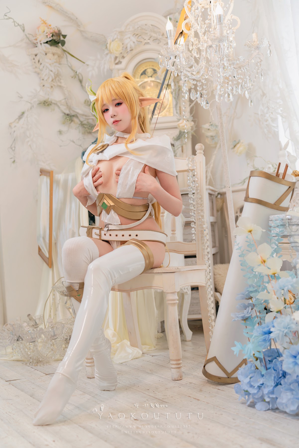 Coser@黏黏团子兔 – 精灵 弓箭手广寒宫 - P9