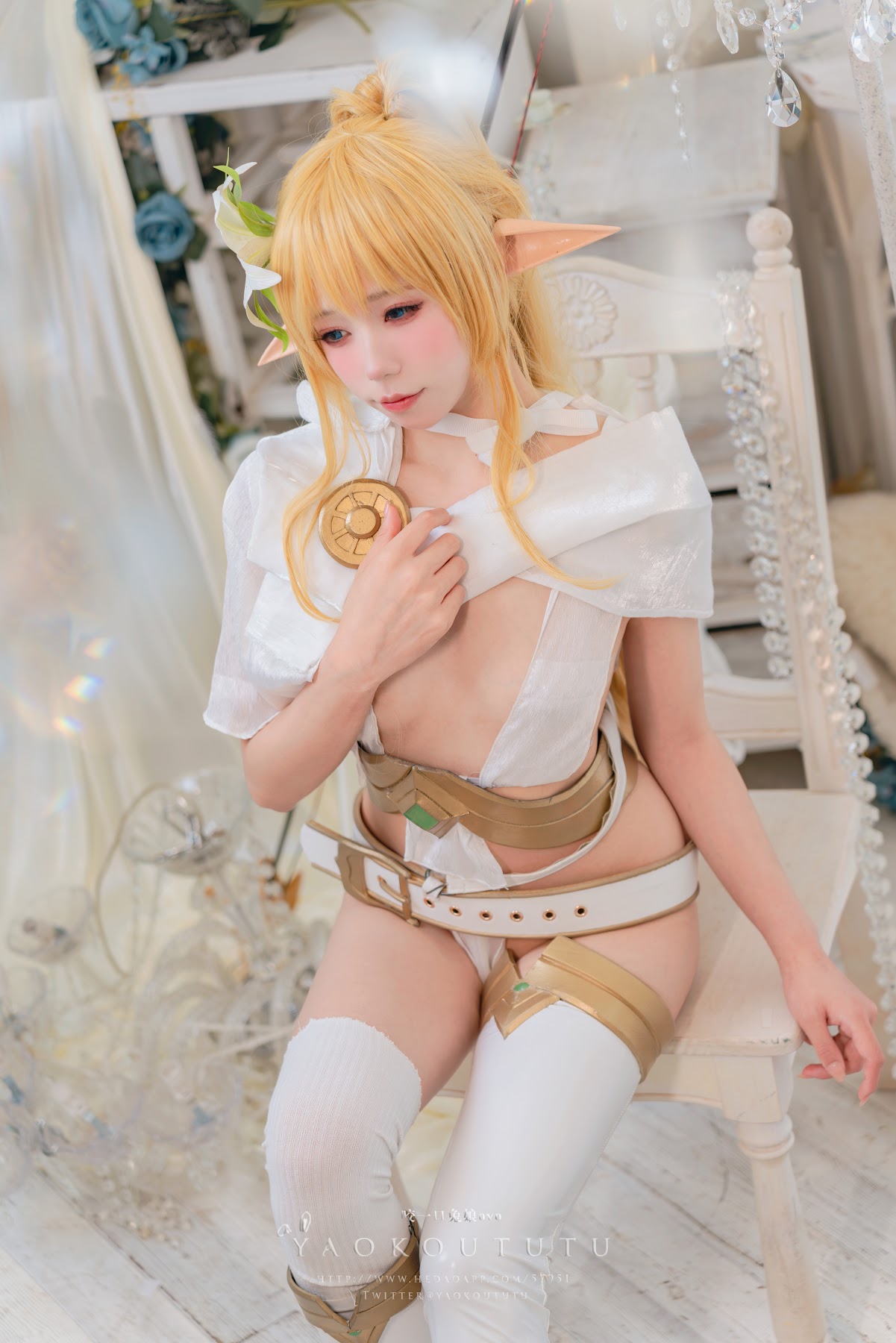 Coser@黏黏团子兔 – 精灵 弓箭手广寒宫 - P10