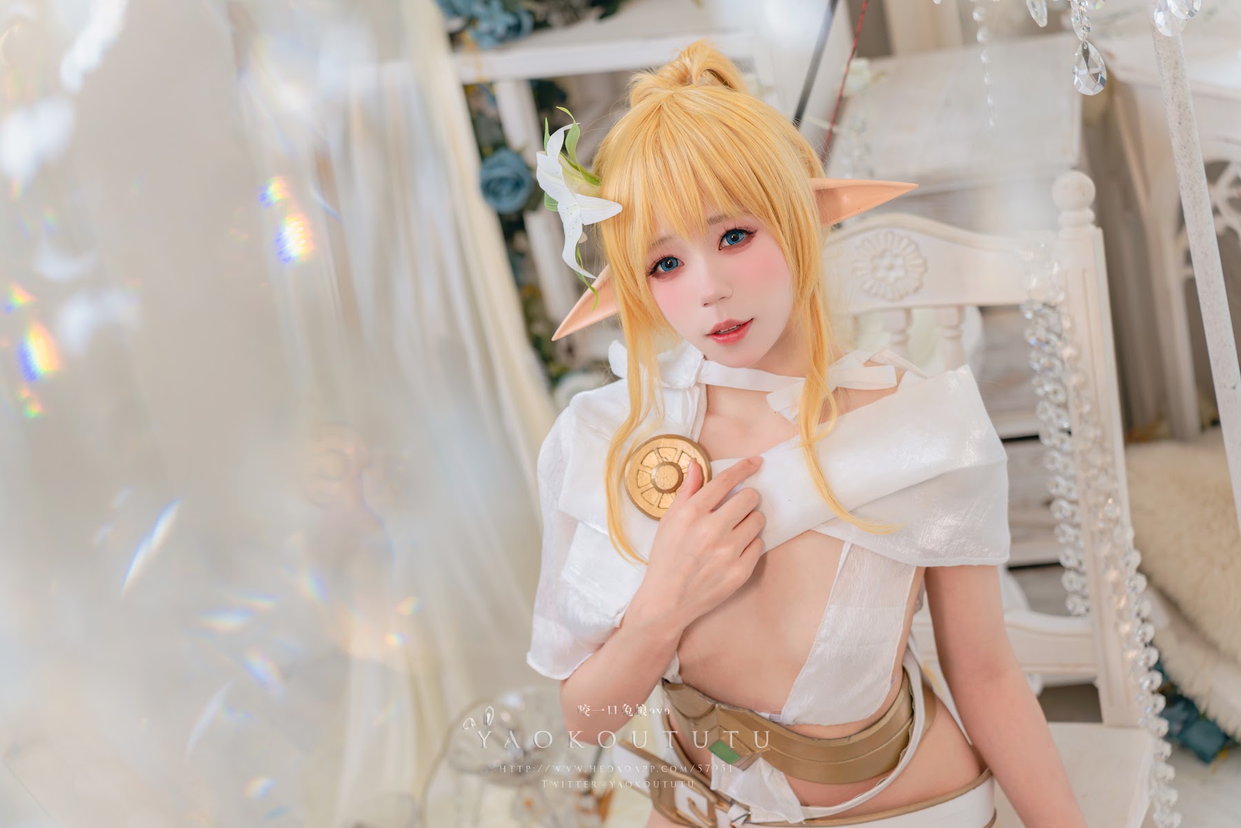 Coser@黏黏团子兔 – 精灵 弓箭手广寒宫 - P11
