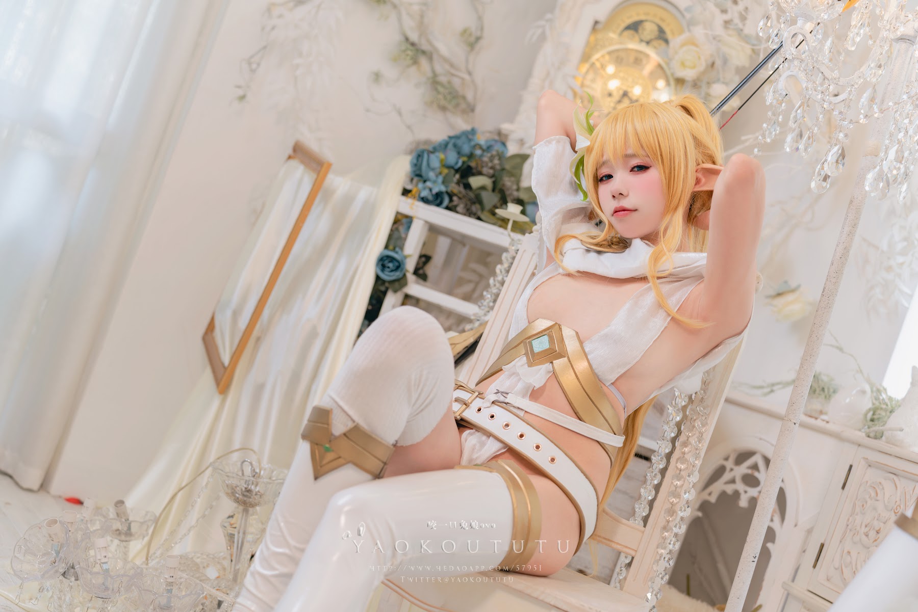 Coser@黏黏团子兔 – 精灵 弓箭手广寒宫 - P12
