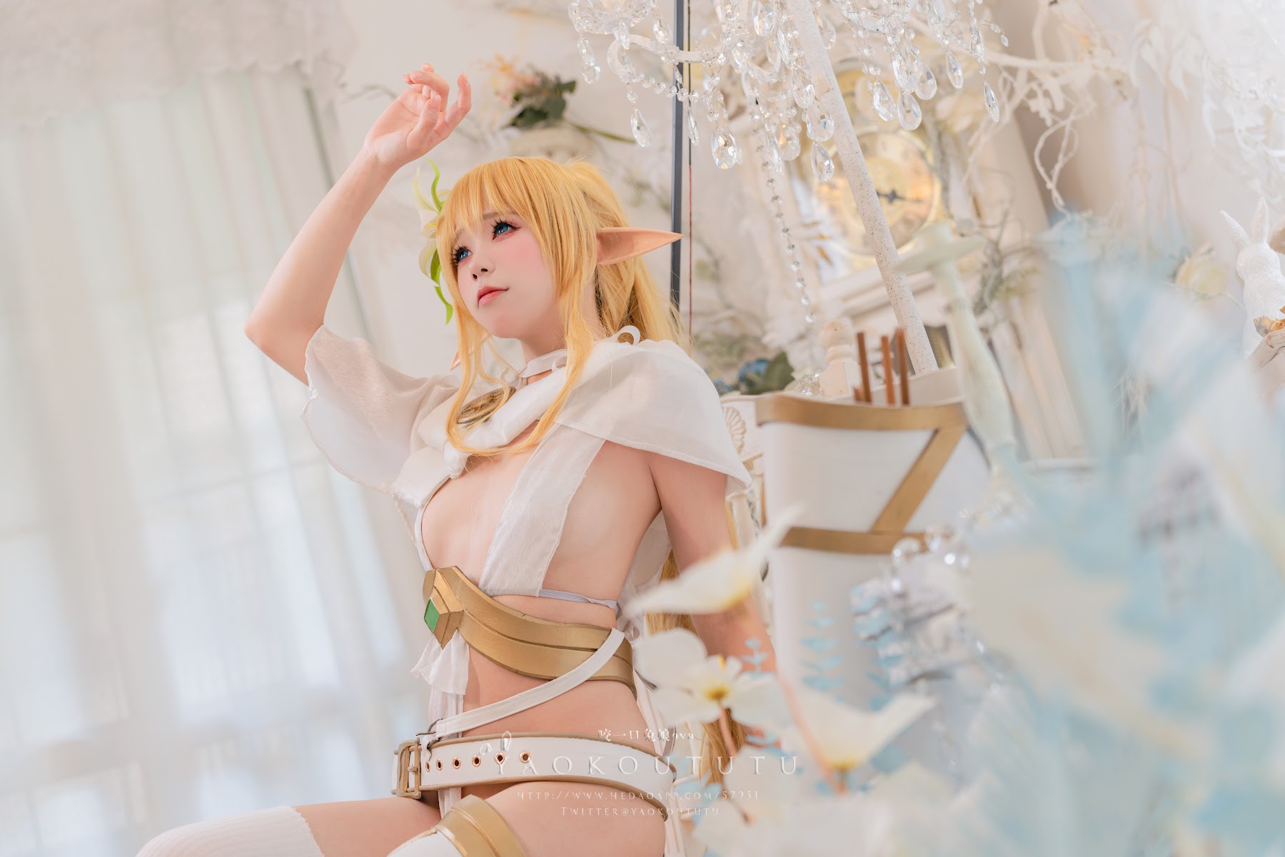 Coser@黏黏团子兔 – 精灵 弓箭手广寒宫 - P14