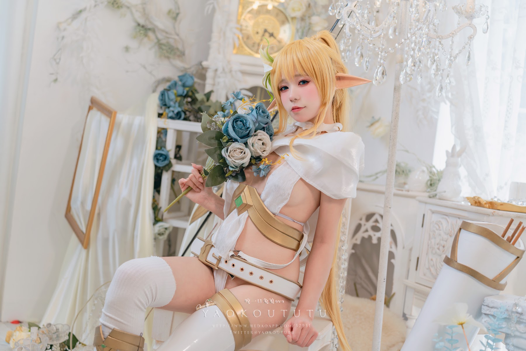 Coser@黏黏团子兔 – 精灵 弓箭手广寒宫 - P15