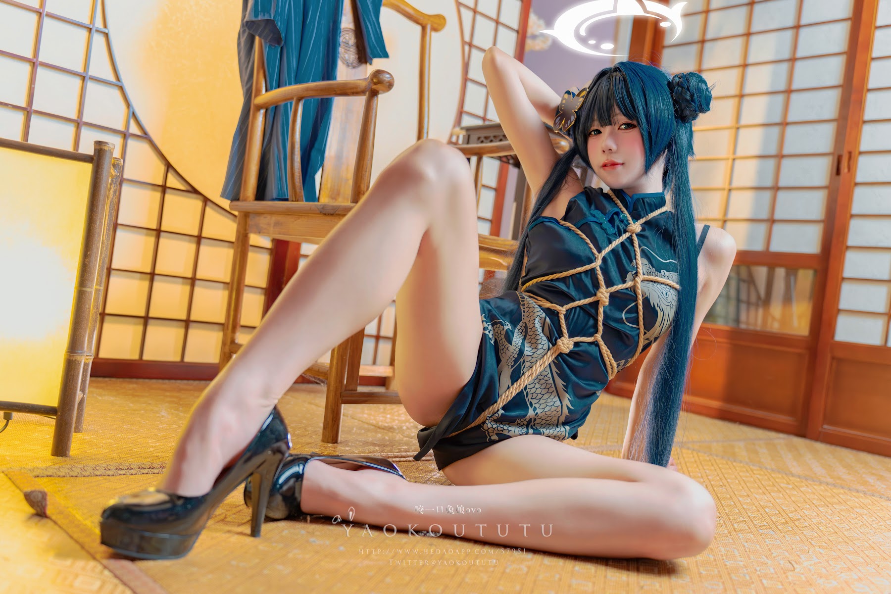 Coser@黏黏团子兔 – 碧蓝档案·妃咲&胭脂 - P32