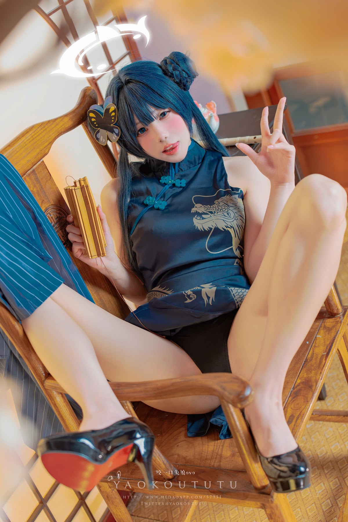 Coser@黏黏团子兔 – 碧蓝档案·妃咲&胭脂 - P58