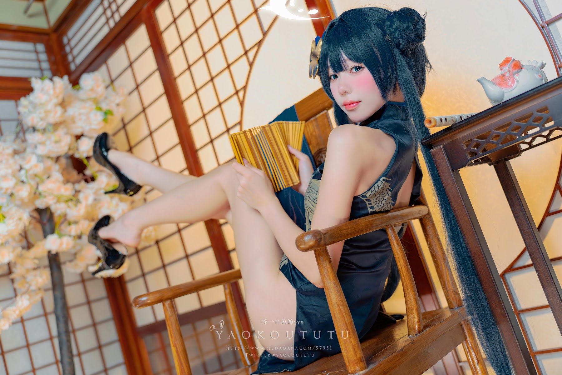 Coser@黏黏团子兔 – 碧蓝档案·妃咲&胭脂 - P60