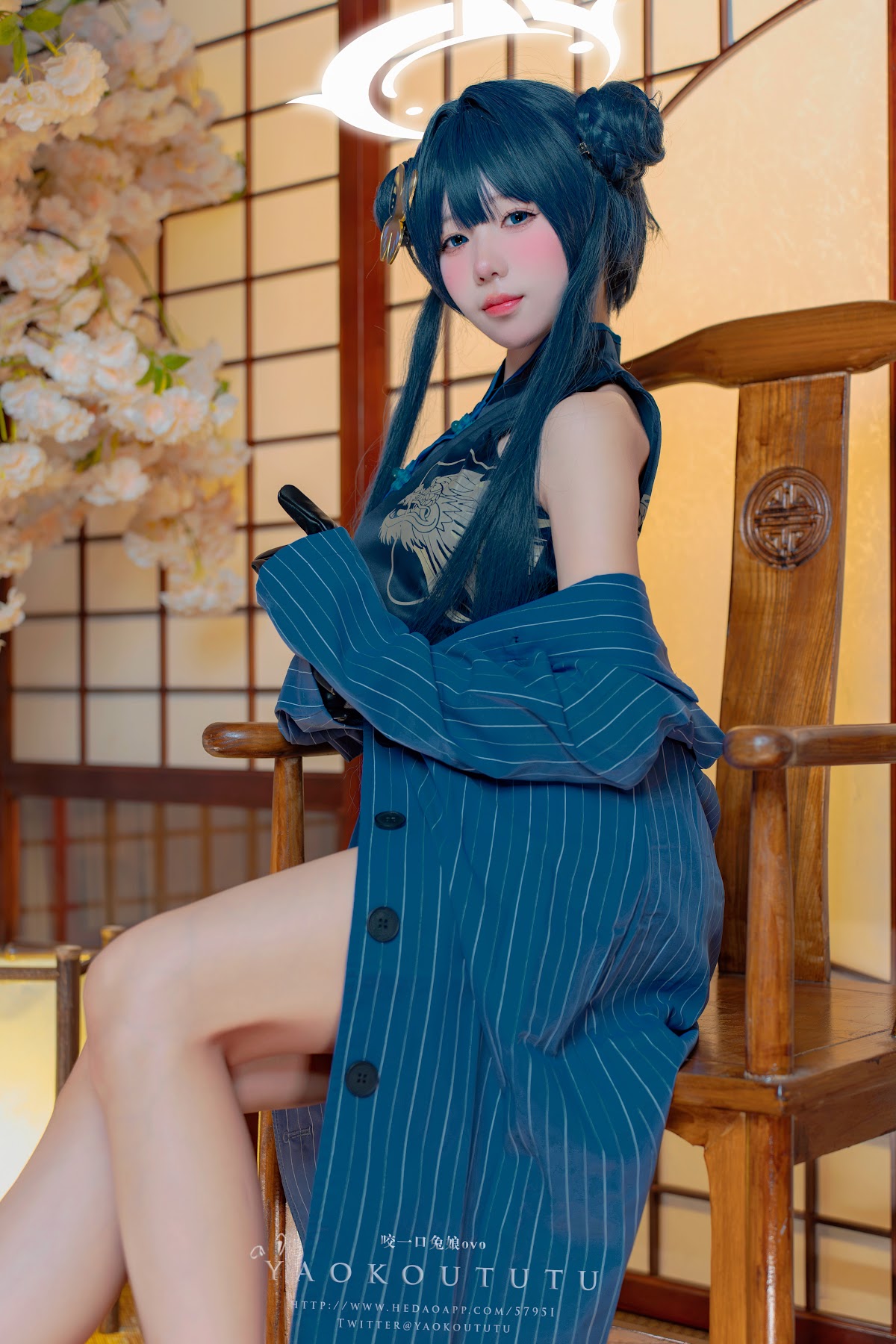 Coser@黏黏团子兔 – 碧蓝档案·妃咲&胭脂 - P75