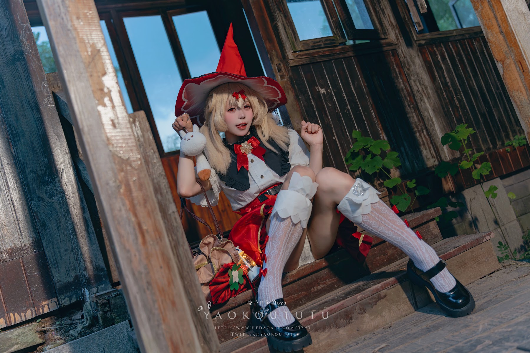 Coser@黏黏团子兔 – 琪花星烛·可莉 可莉炸鱼舞 - P13