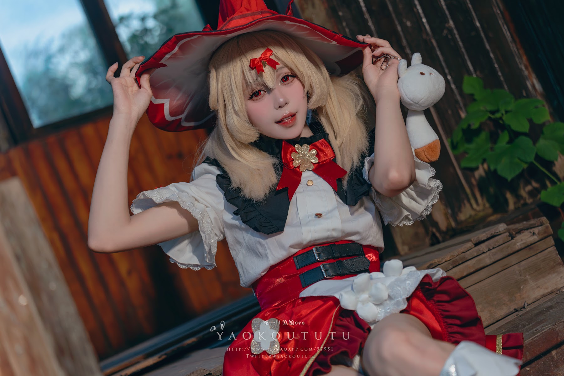 Coser@黏黏团子兔 – 琪花星烛·可莉 可莉炸鱼舞 - P16