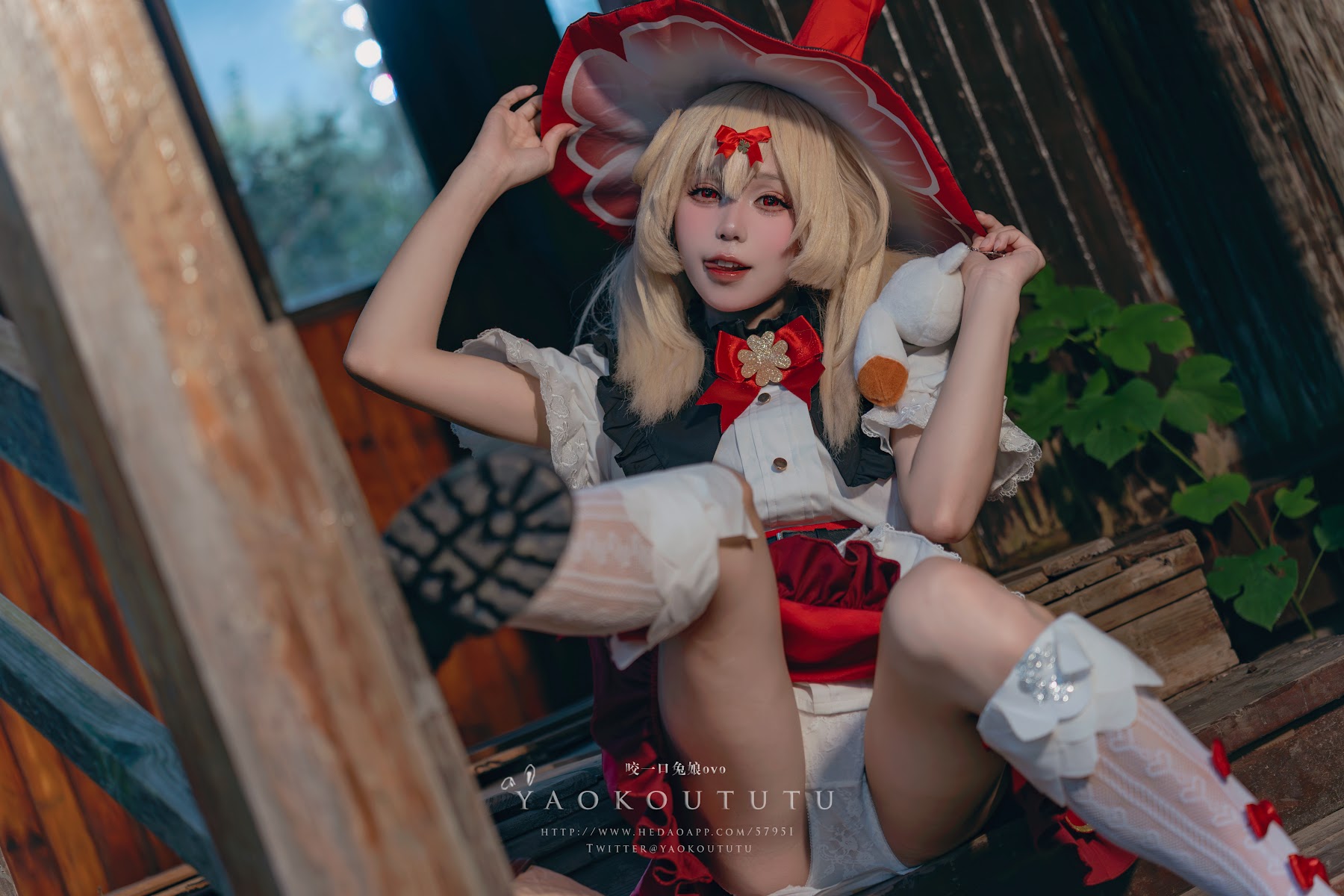 Coser@黏黏团子兔 – 琪花星烛·可莉 可莉炸鱼舞 - P17