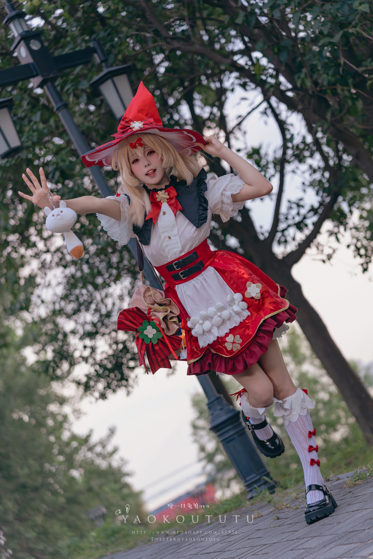 Coser@黏黏团子兔 – 琪花星烛·可莉 可莉炸鱼舞 - P45
