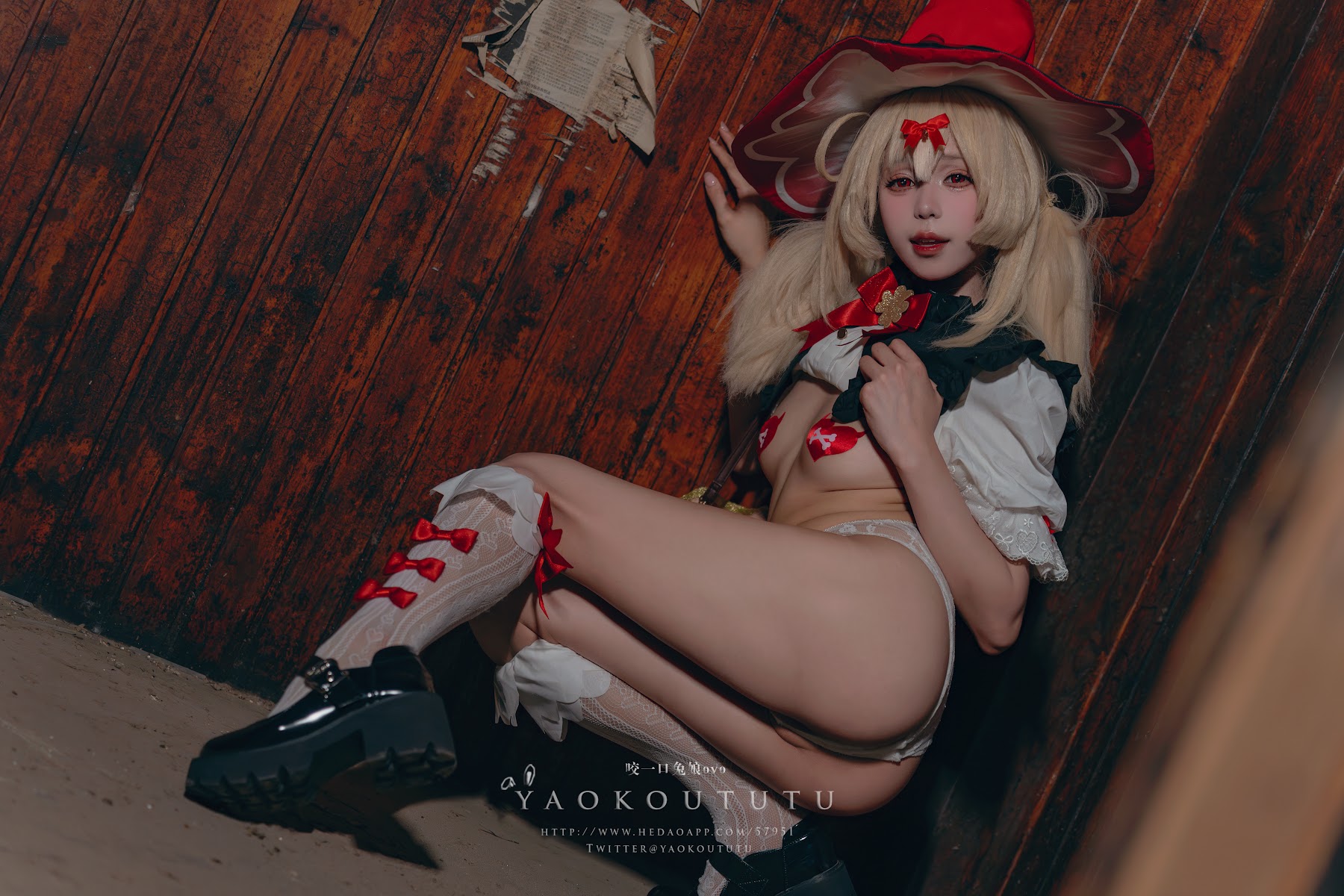 Coser@黏黏团子兔 – 琪花星烛·可莉 可莉炸鱼舞 - P49
