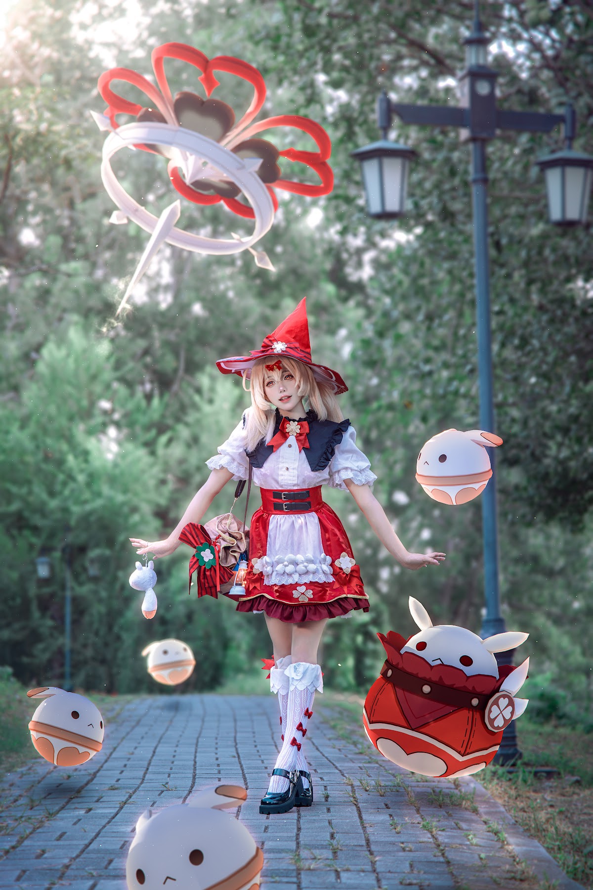 Coser@黏黏团子兔 – 琪花星烛·可莉 可莉炸鱼舞 - P60