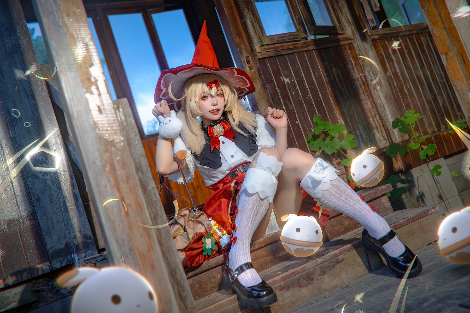 Coser@黏黏团子兔 – 琪花星烛·可莉 可莉炸鱼舞 - P62