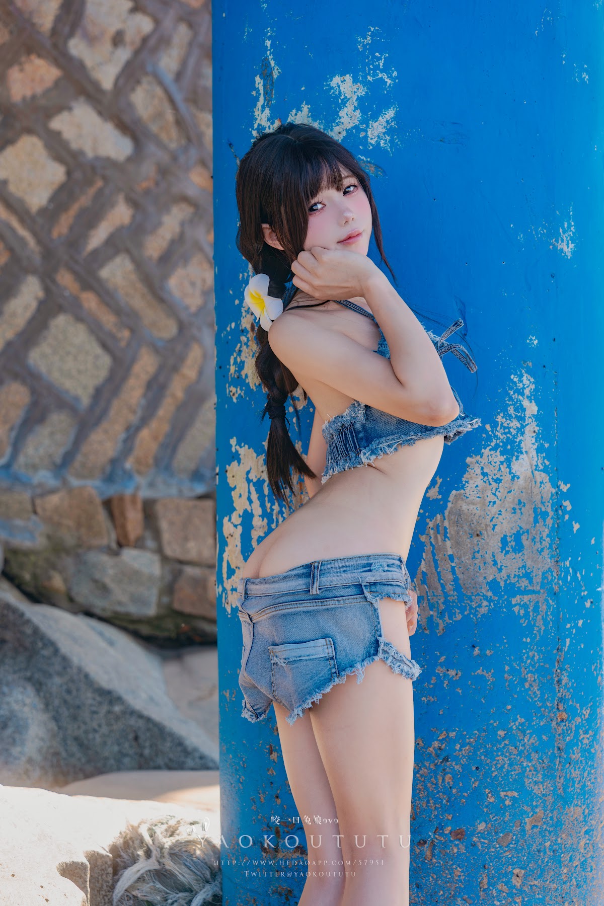 Coser@黏黏团子兔 – 海の夏日 Shotgun - P53