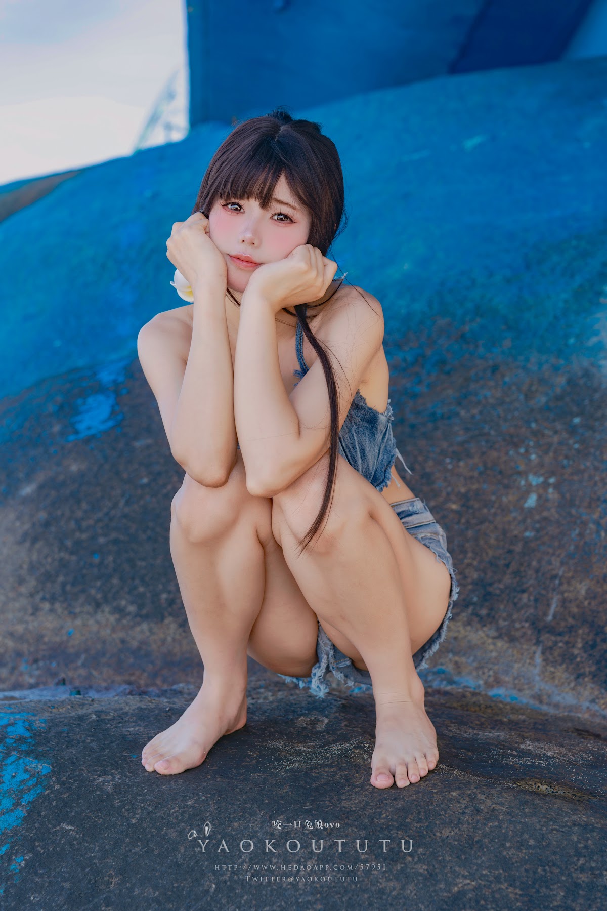 Coser@黏黏团子兔 – 海の夏日 Shotgun - P55