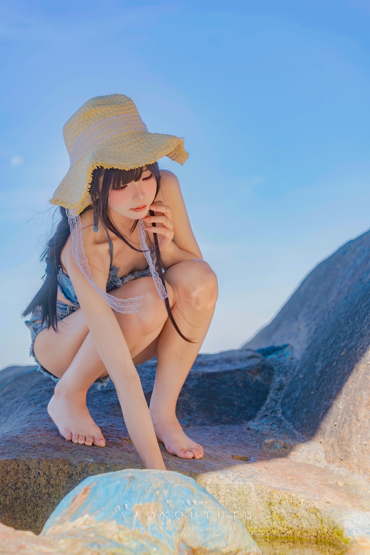 Coser@黏黏团子兔 – 海の夏日 Shotgun - P76