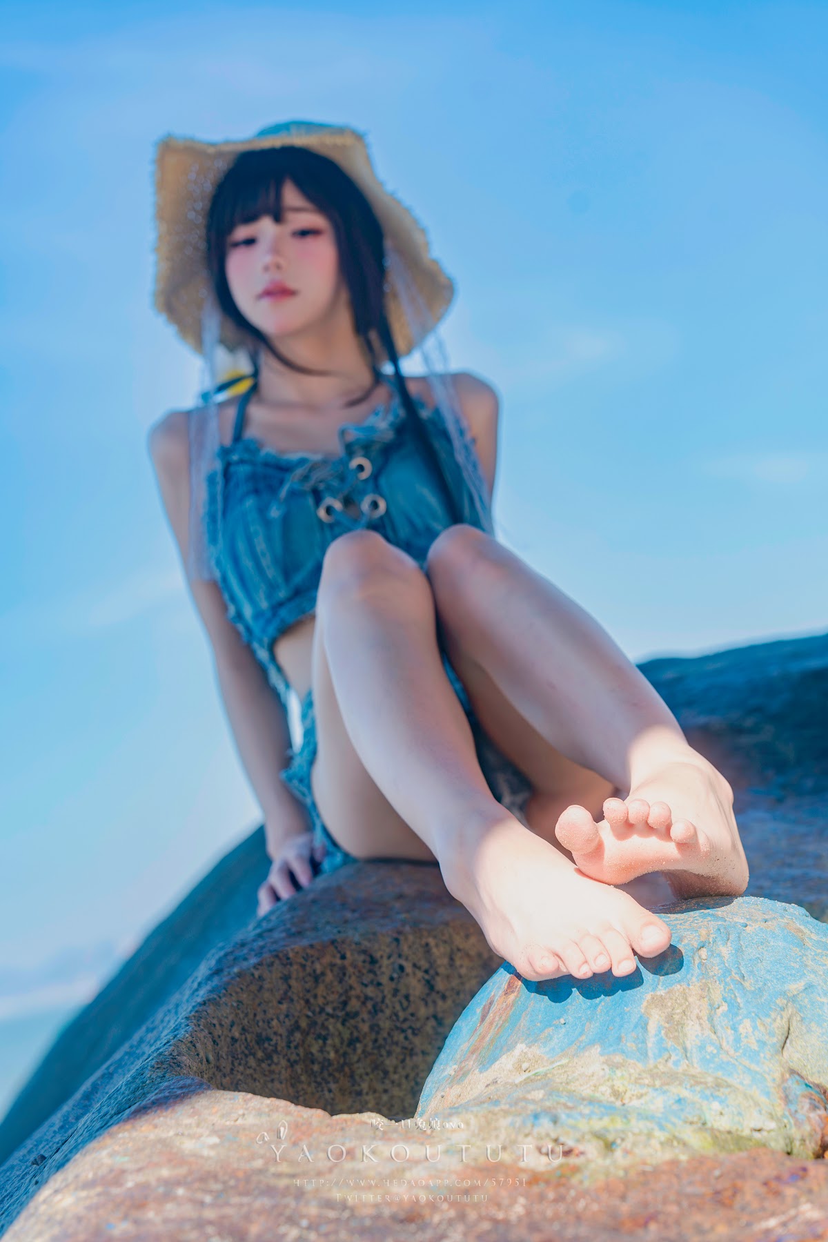Coser@黏黏团子兔 – 海の夏日 Shotgun - P77