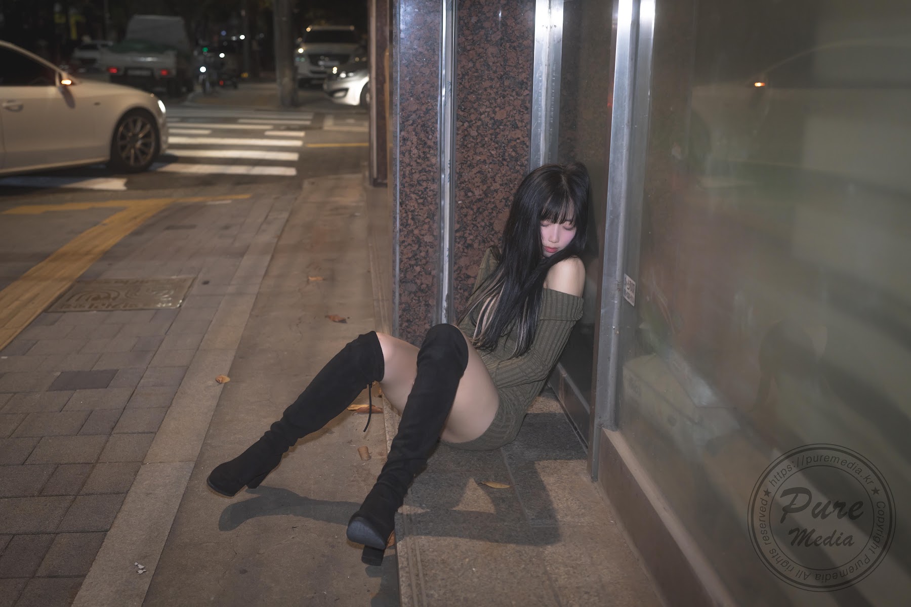 Pure Media Vol.267 Hina (히나) – Black Out Slutty Girl - P177