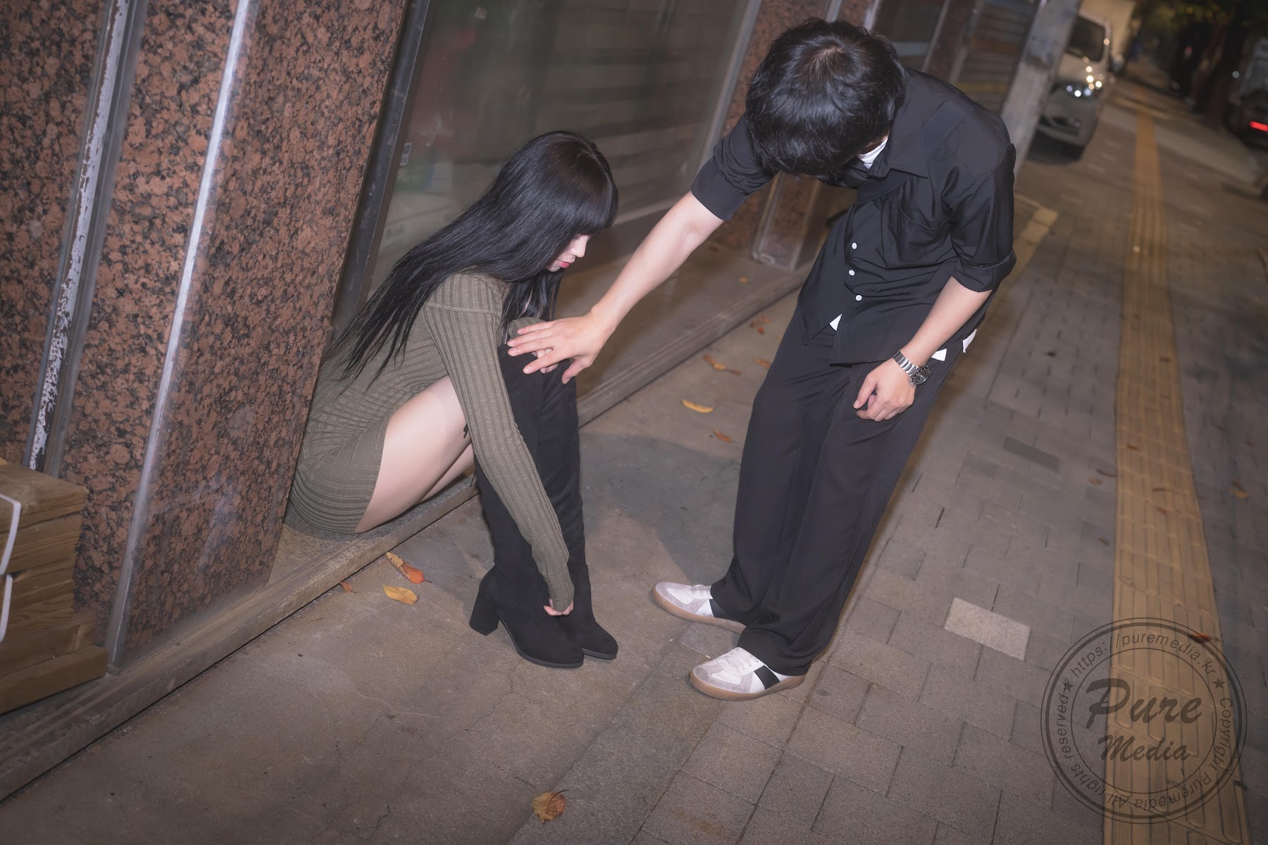 Pure Media Vol.267 Hina (히나) – Black Out Slutty Girl - P180
