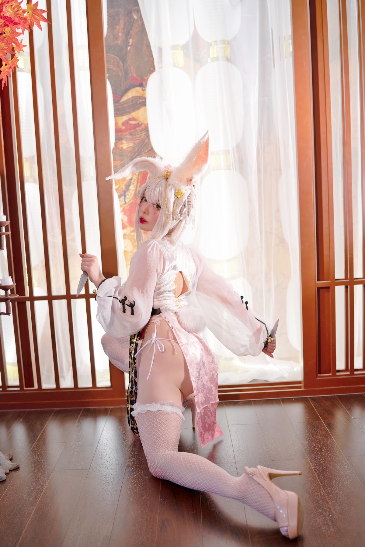 Coser@NinJA阿寨寨 No.005 肉肉大白兔 - P9