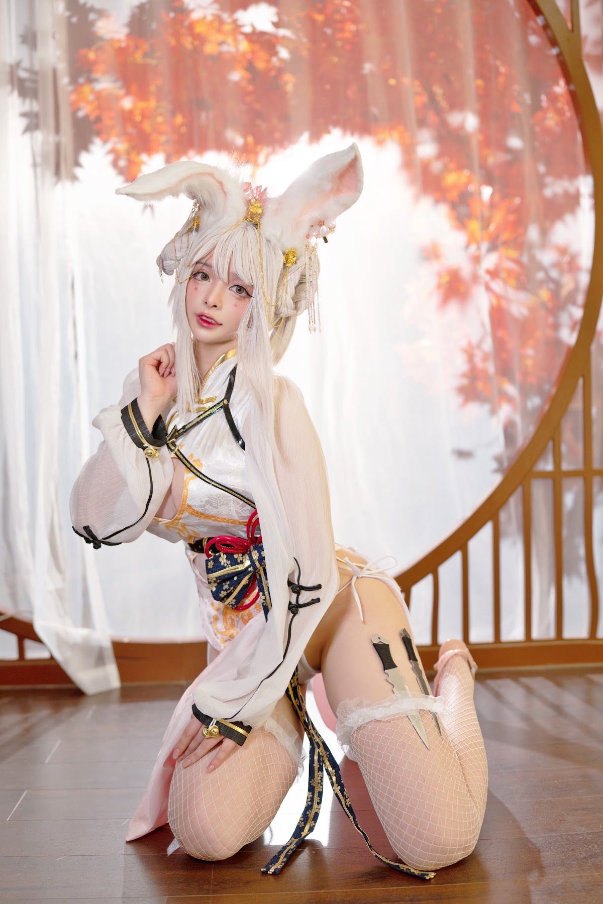 Coser@NinJA阿寨寨 No.005 肉肉大白兔 - P45