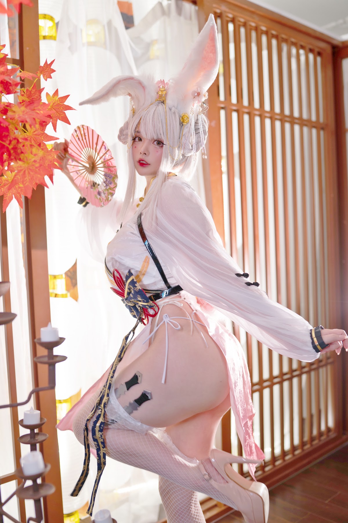 Coser@NinJA阿寨寨 No.005 肉肉大白兔 - P6