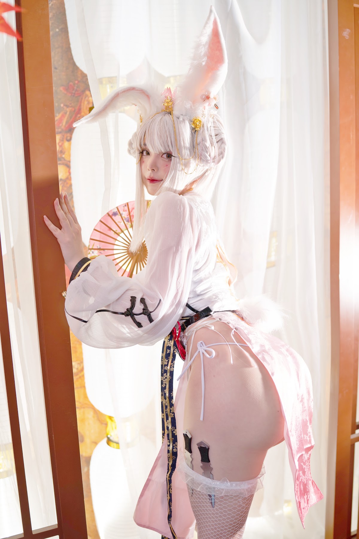 Coser@NinJA阿寨寨 No.005 肉肉大白兔 - P7