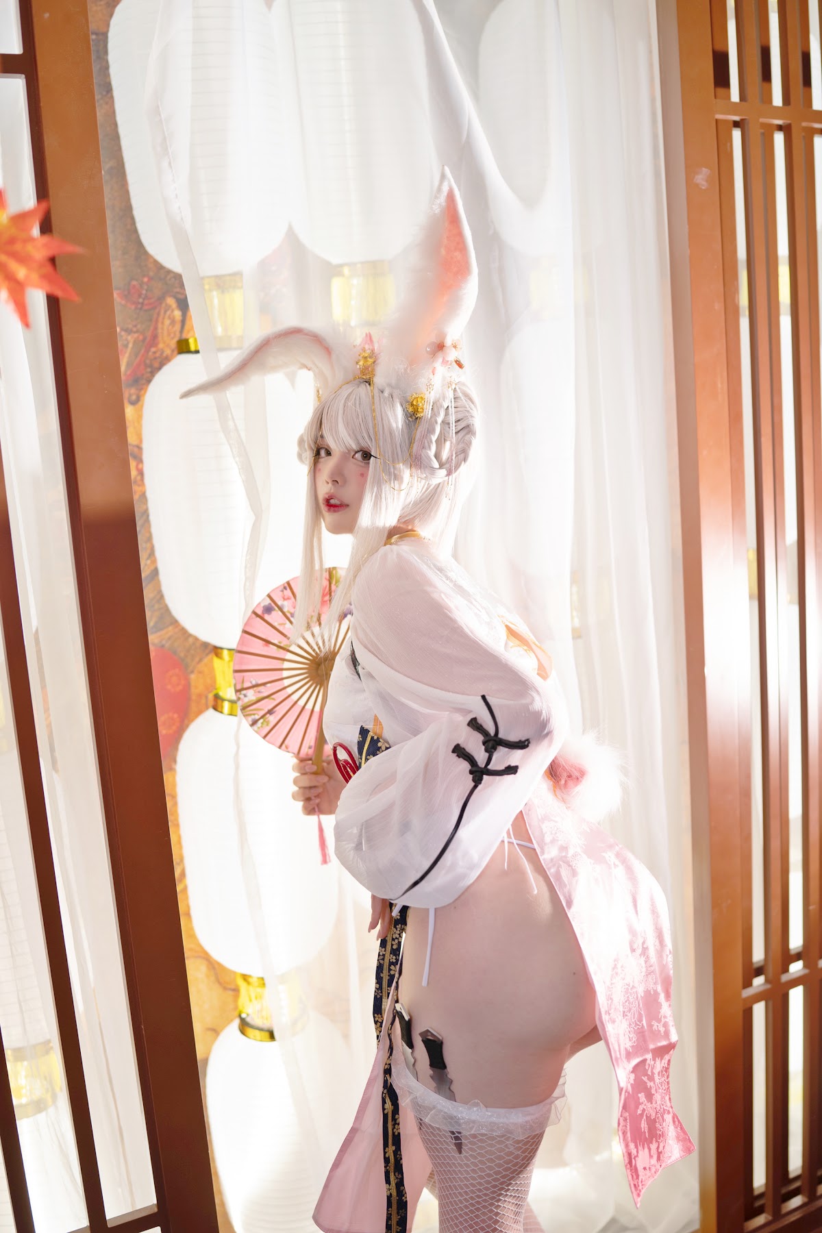 Coser@NinJA阿寨寨 No.005 肉肉大白兔 - P8
