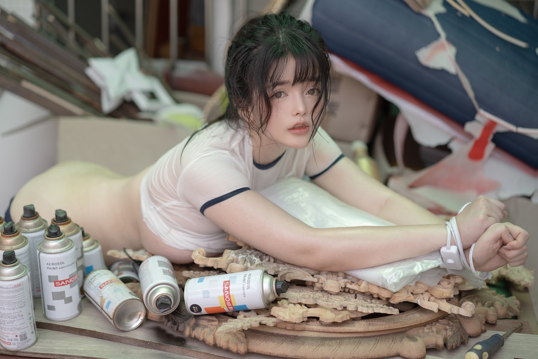 Coser@NinJA阿寨寨 No.007 体育课后 - P7