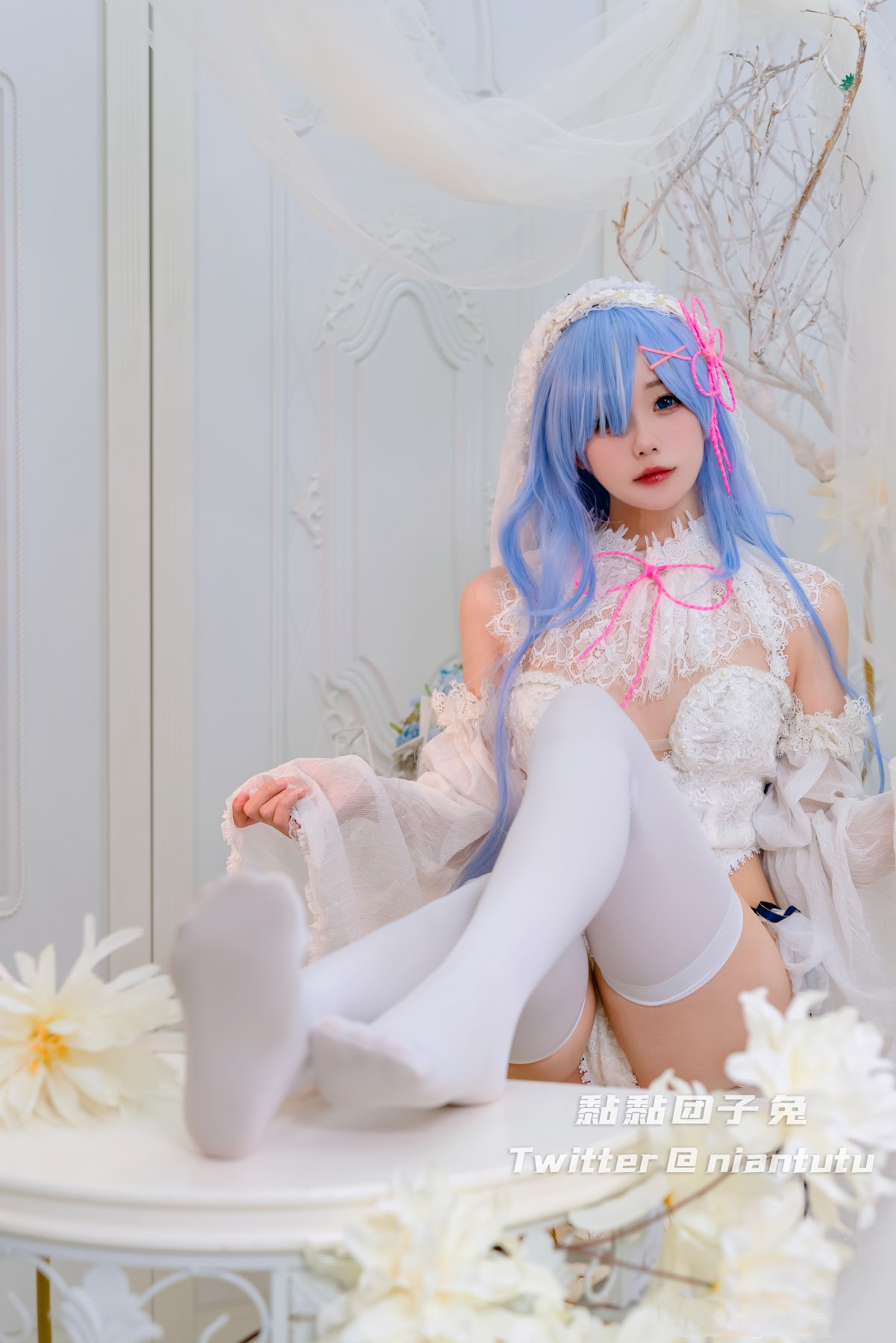 Coser@黏黏团子兔 – 长发蕾姆 - P9