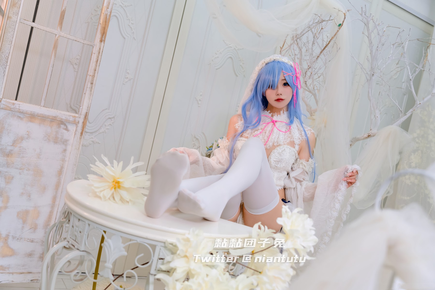 Coser@黏黏团子兔 – 长发蕾姆 - P10
