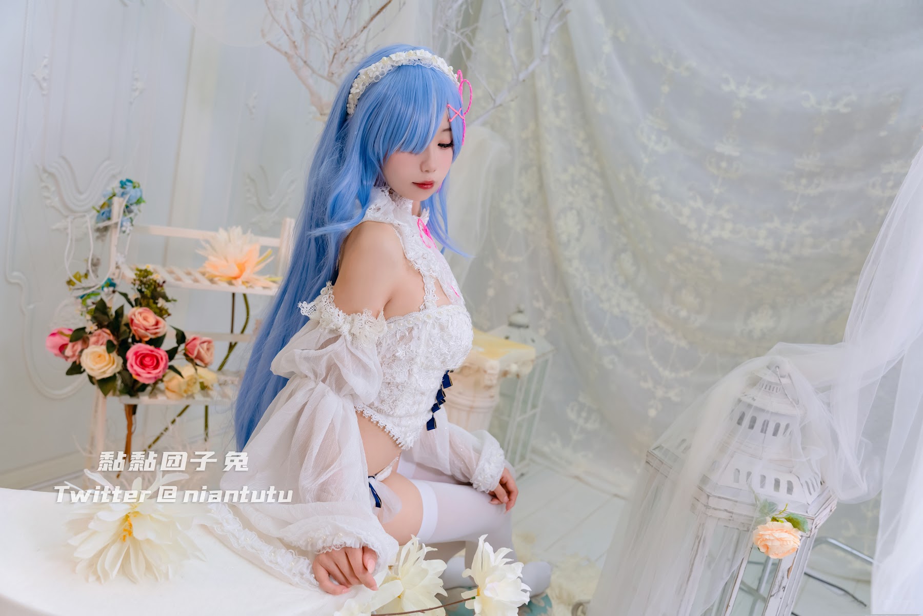 Coser@黏黏团子兔 – 长发蕾姆 - P13