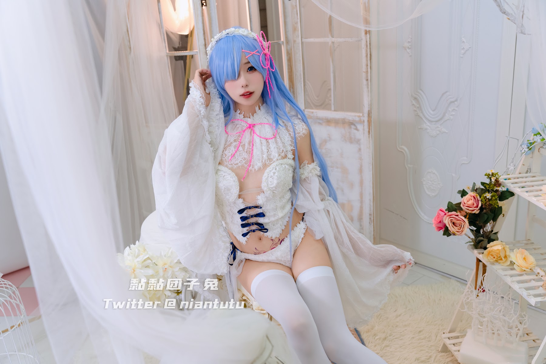 Coser@黏黏团子兔 – 长发蕾姆 - P15
