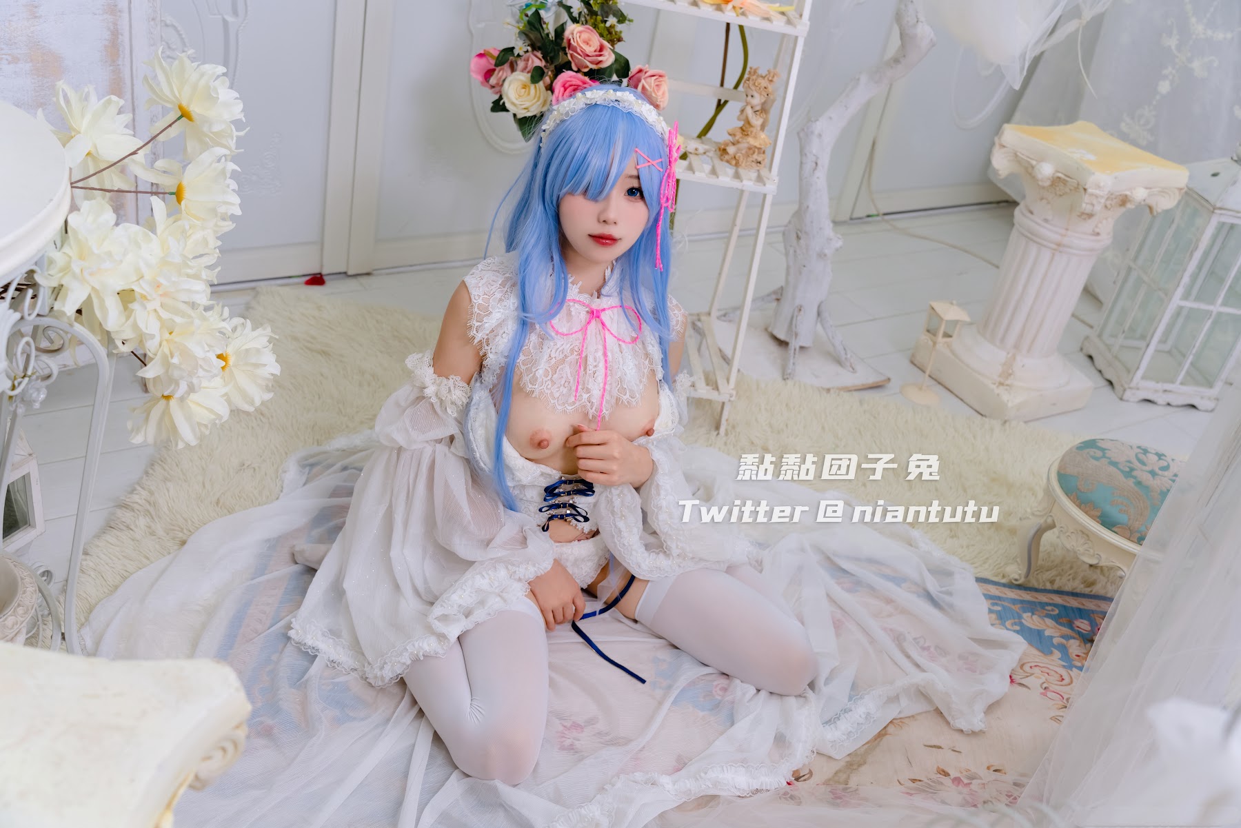 Coser@黏黏团子兔 – 长发蕾姆 - P23