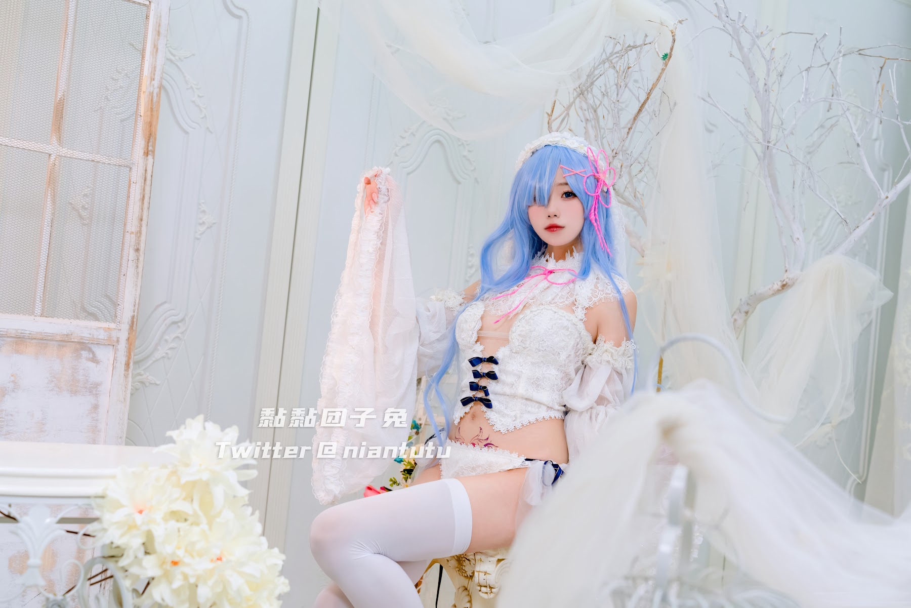 Coser@黏黏团子兔 – 长发蕾姆 - P2