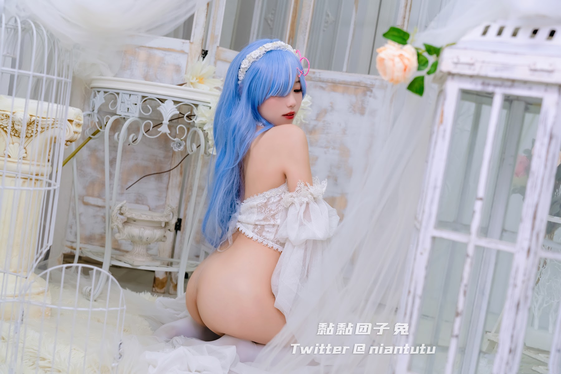 Coser@黏黏团子兔 – 长发蕾姆 - P31