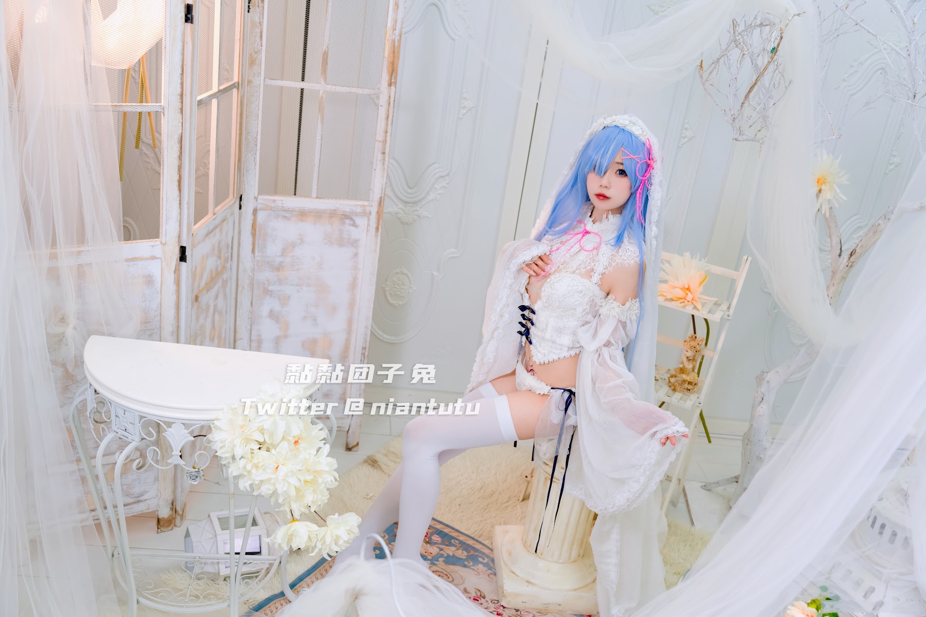 Coser@黏黏团子兔 – 长发蕾姆 - P3