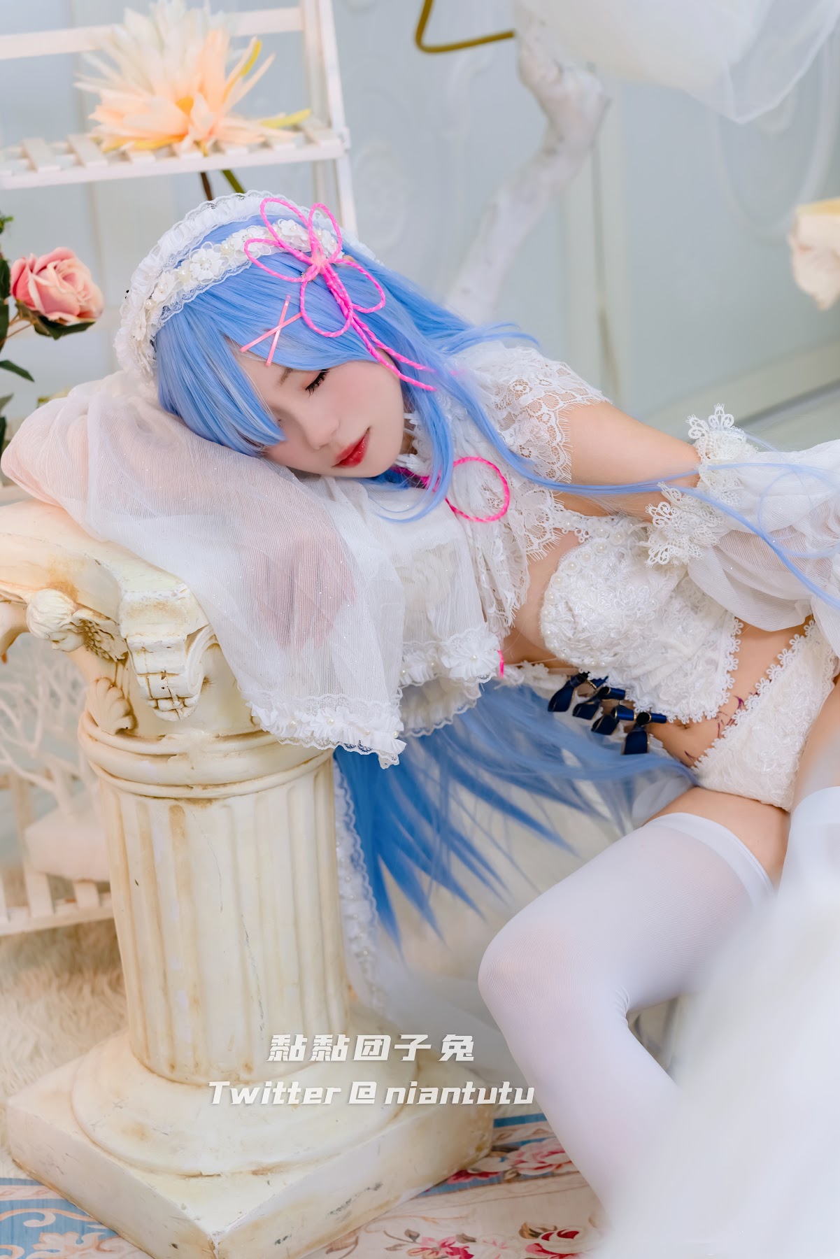 Coser@黏黏团子兔 – 长发蕾姆 - P6