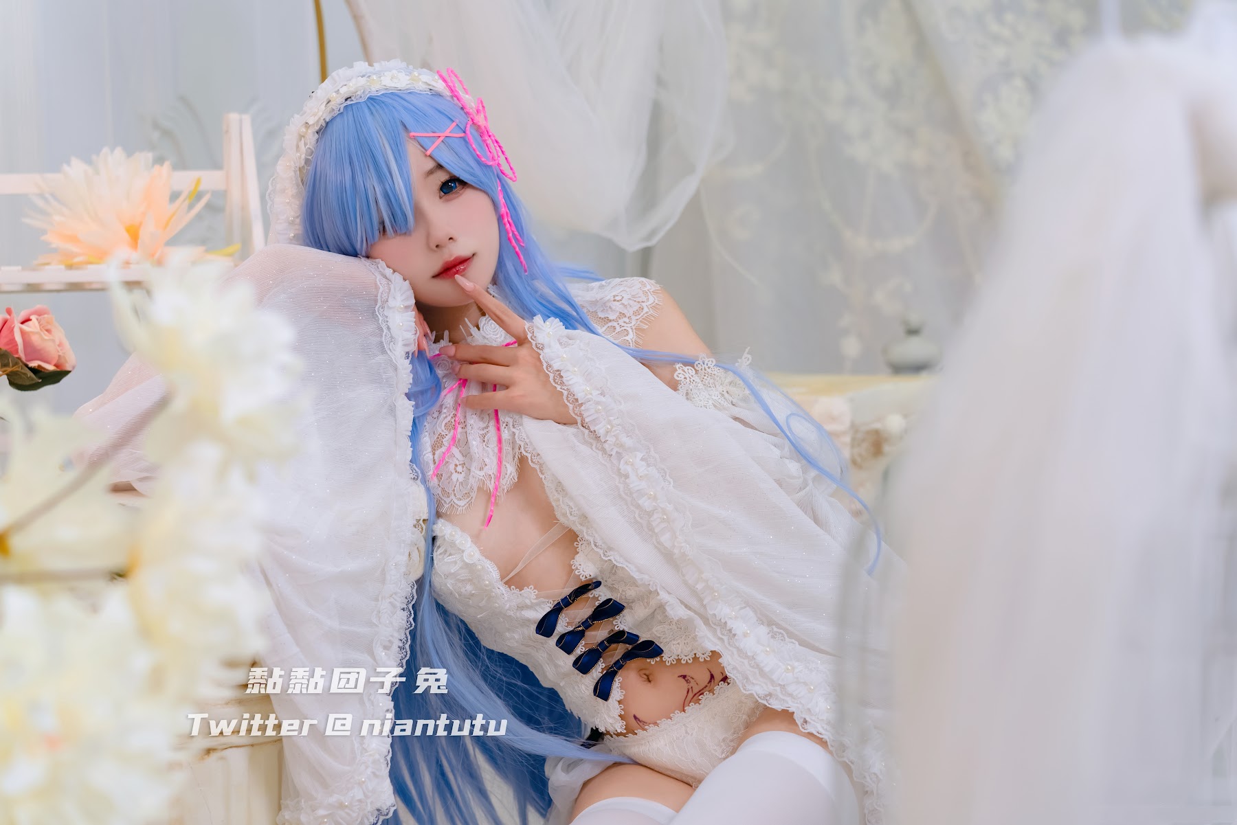 Coser@黏黏团子兔 – 长发蕾姆 - P7