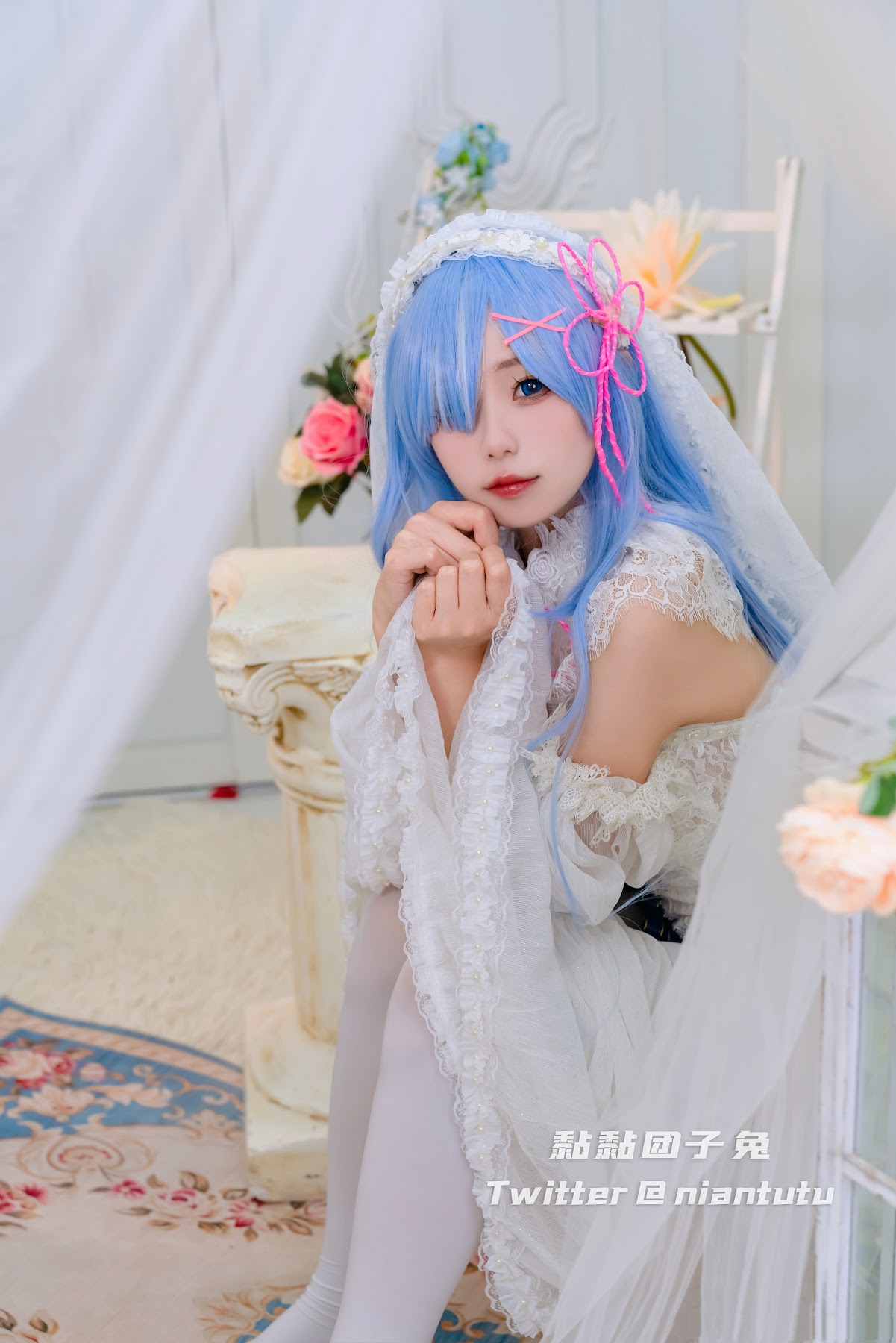 Coser@黏黏团子兔 – 长发蕾姆 - P8