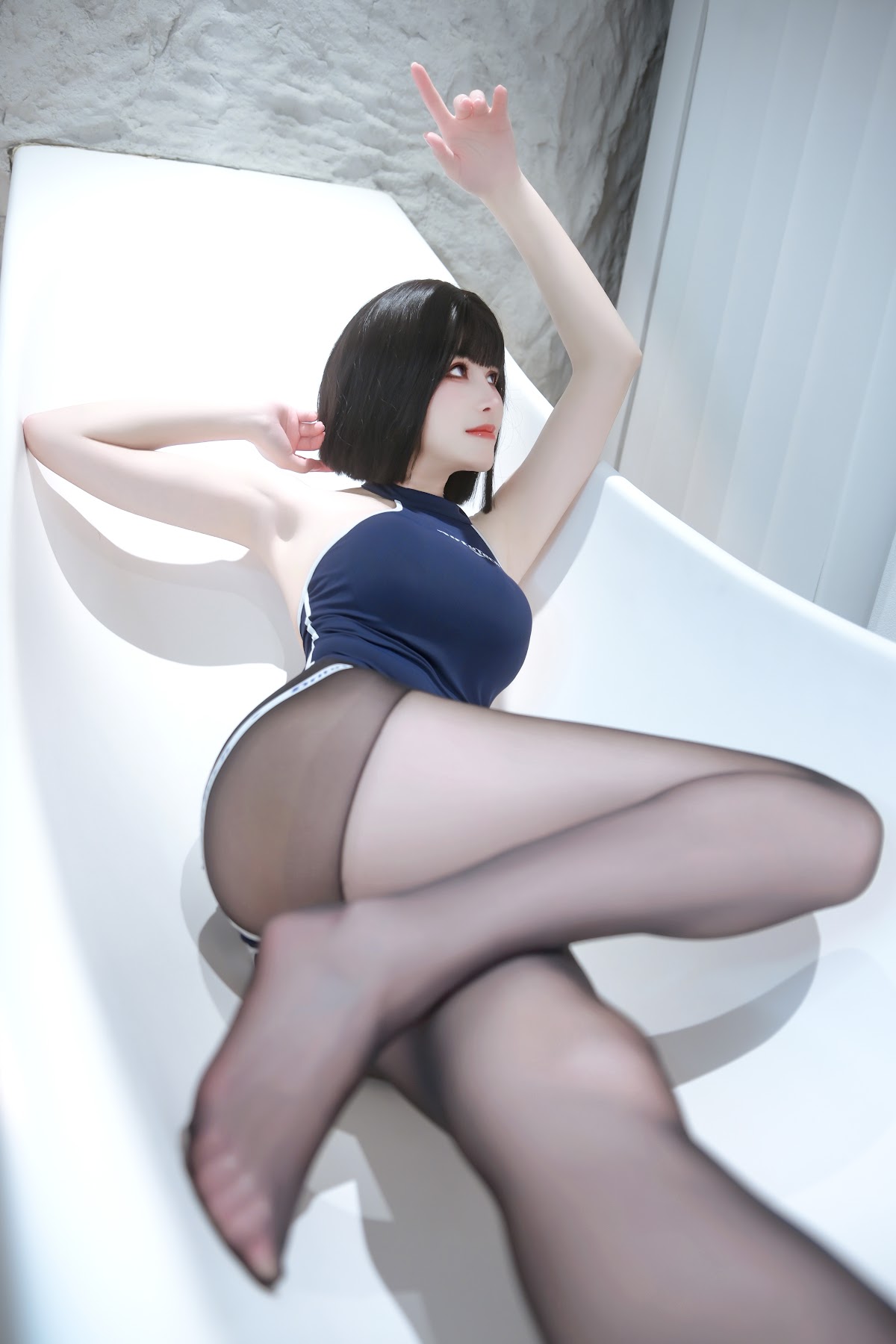 Coser@鹿八岁 – 竞泳水着 - P9