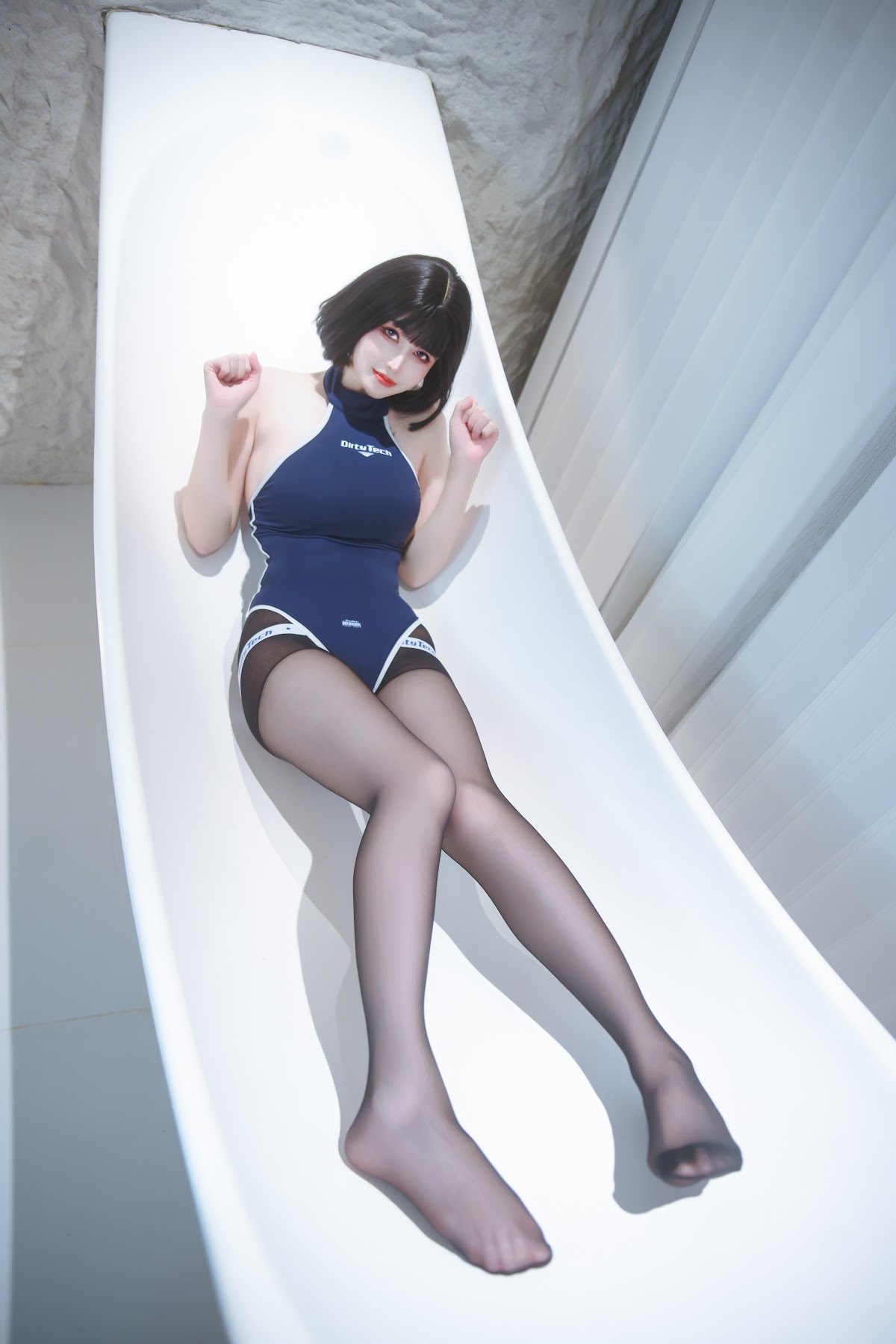 Coser@鹿八岁 – 竞泳水着 - P5