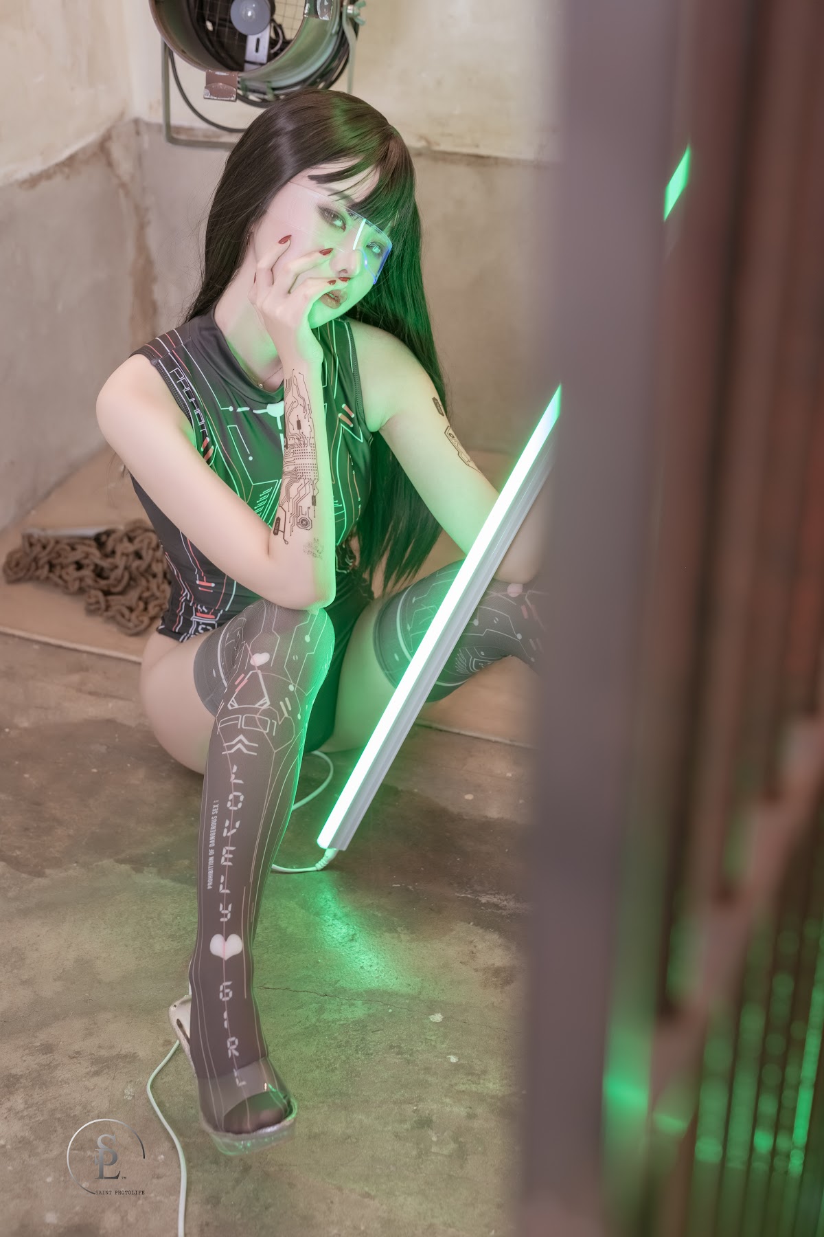 SAINT Photolife – Yuna (유나) – Vol.46 Cyber Punk - P48