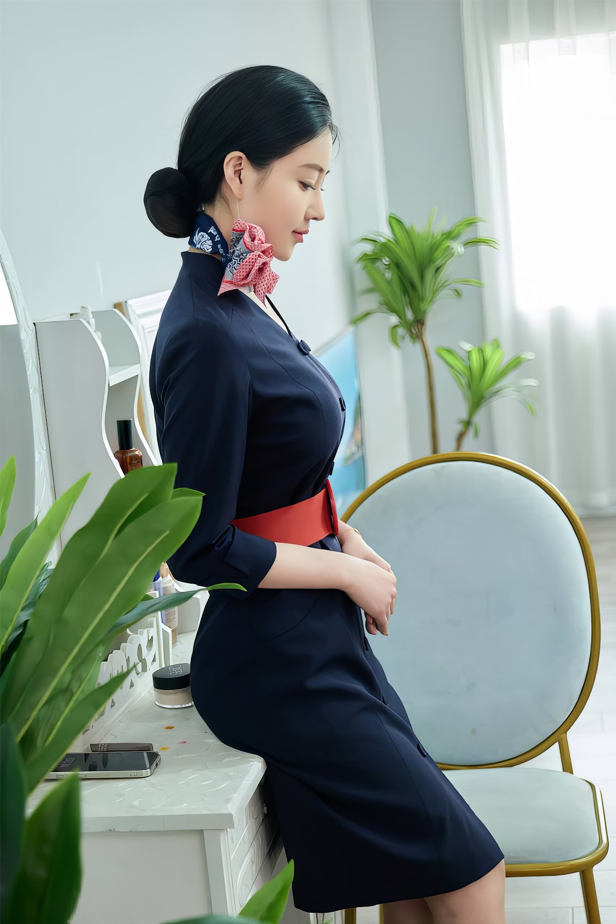 Coser@年年Nnian – 空姐 - P110